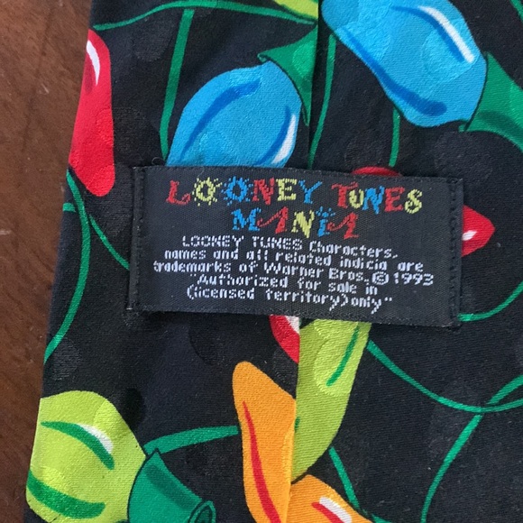 Warner Brothers Looney Tunes Mania Retro Vintage Christmas Holiday Ties - Picture 8 of 13